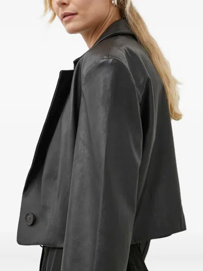 Won Hundred Button-up Jacket In Black