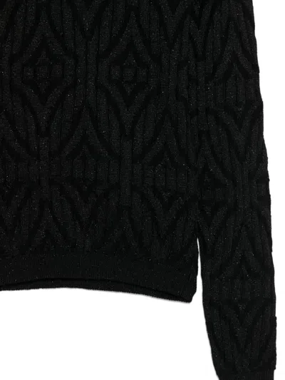 Akep Cut-out Sweater In Black