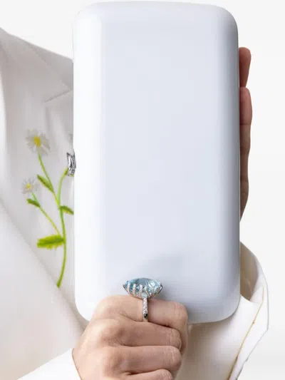 Jeffrey Levinson Finley Clutch In White