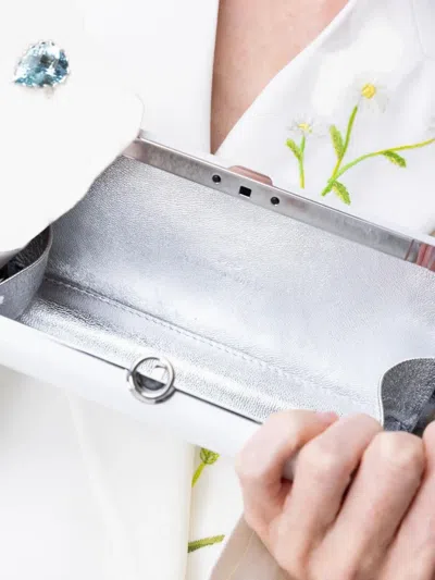 Jeffrey Levinson Finley Clutch In White