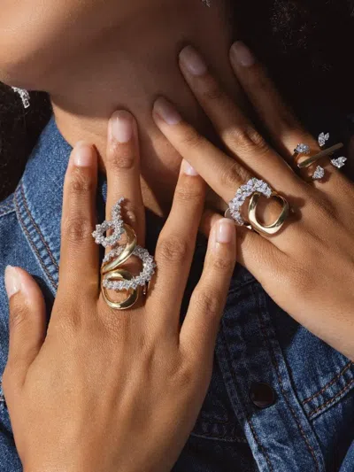 18K黄金钻石戒指