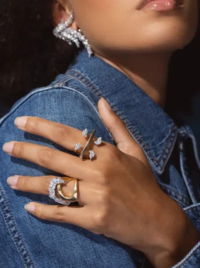 18K黄金钻石戒指