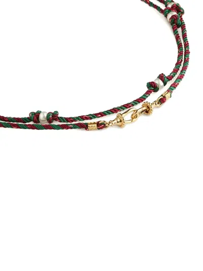 Marie Lichtenberg 14k Yellow Gold Necklace In Multi