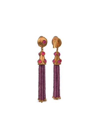 Sylvia Toledano Gio Tassel Earrings In Multi