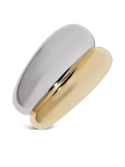 Jennifer Fisher Two-tone Cuff Bracelet In Gold