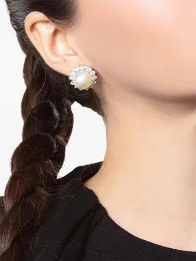 Fantasia By Deserio Halo Earrings In Metallic