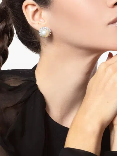 Fantasia By Deserio Halo Earrings In Metallic