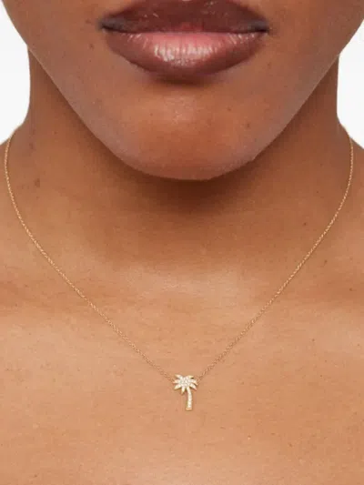 Jennifer Meyer 18kt Yellow Gold Palm Tree Necklace In Gold
