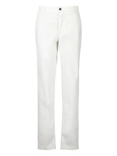 Eleventy Stretch-design Chino Pants In White