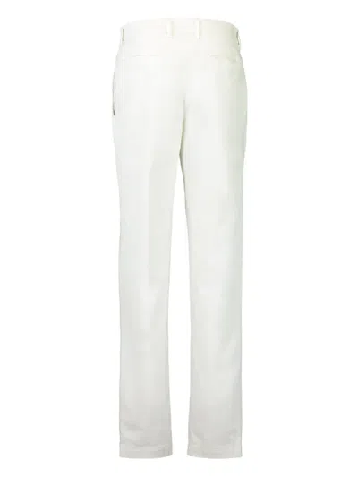 Eleventy Stretch-design Chino Pants In White