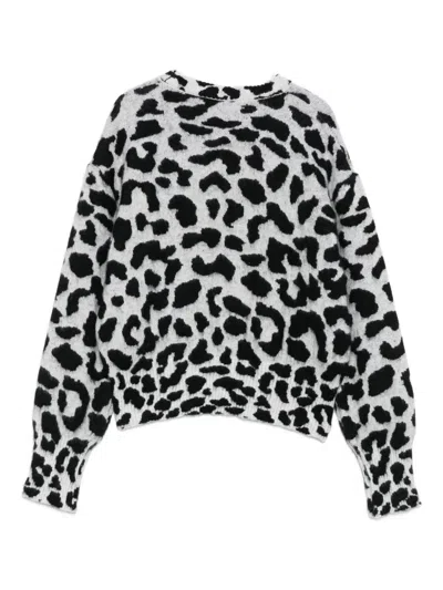 Akep Patterned Sweater In Black