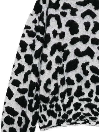 Akep Patterned Sweater In Black