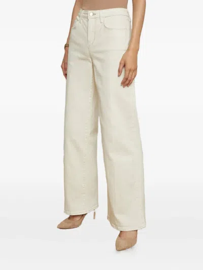 L'agence Alicient Wide-leg Trousers In Neutral