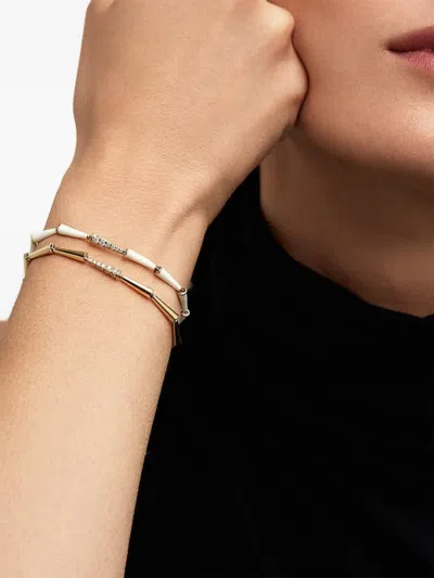 Melissa Kaye 18k Yellow Gold Lola Diamond Bracelet In White