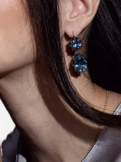 Fred Leighton Double Drop Earrings In Gold