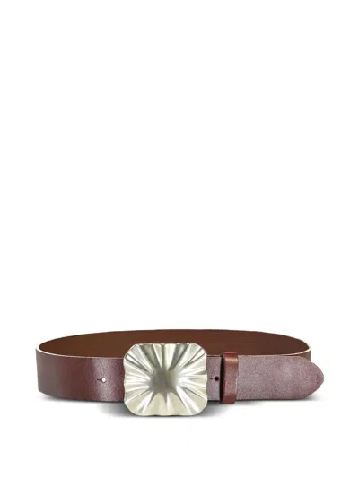 Streets Ahead Casey Leather Belt In Brown