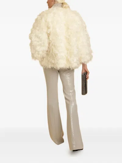 Michael Kors Sequin-embellishment Trousers In Neutral