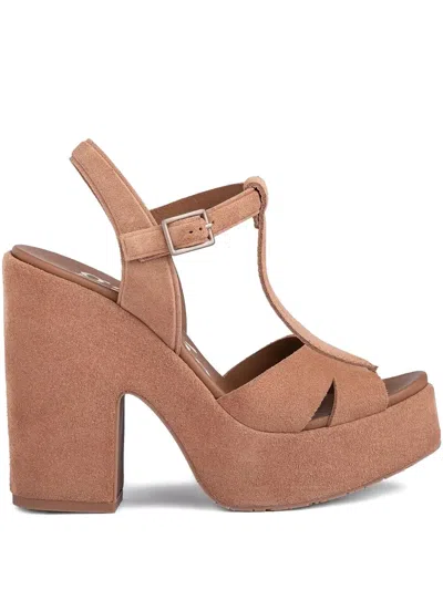 Pedro Garcia Titania Sandals In Brown