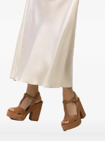 Pedro Garcia Titania Sandals In Brown