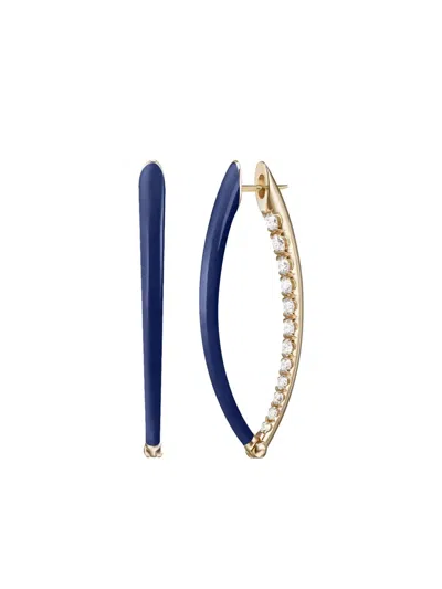 Melissa Kaye 18k Yellow Gold Cristina Earrings In Gold