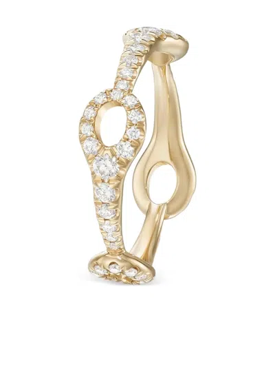 Melissa Kaye 18k Yellow Gold Small Lola Diamond Needle Ring In Gold