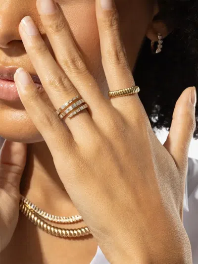 Anita Ko 18k Gold Diamond Ring In Gold