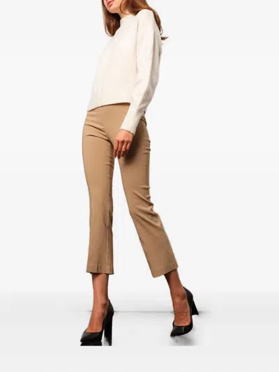 Avenue Montaigne Leo Trousers In Brown