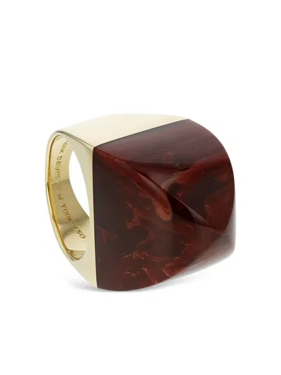 18K黄金 KENDALL 胶木戒指