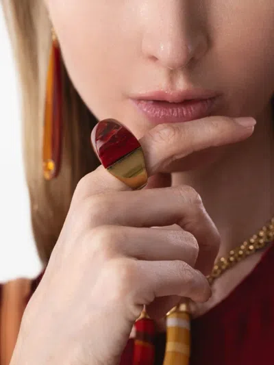 18K黄金 KENDALL 胶木戒指