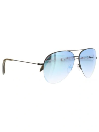 Shop Victoria Beckham Classic Sunglasses In Light Blue