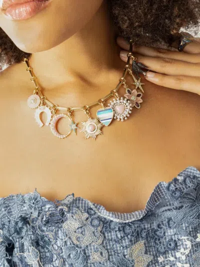 Storrow Jewelry 14kt Yellow Gold Horseshoe Opal Pendant Necklace In Gold