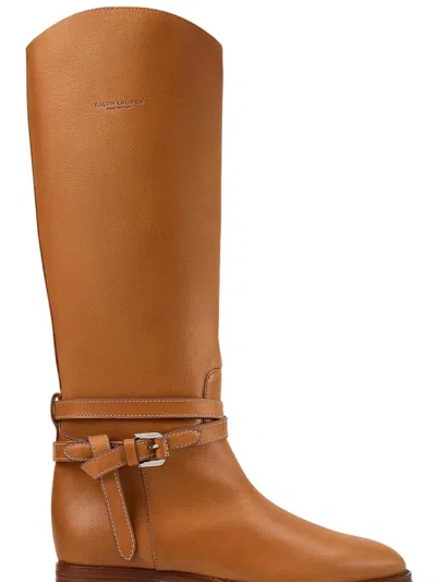 Polo Ralph Lauren Donnely Boots In Brown