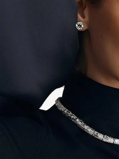 Kwiat 18k White Gold Diamond Illusion Earrings In Metallic