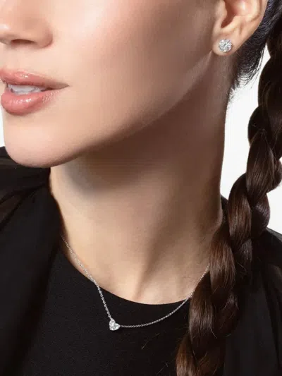 Kwiat 18k White Gold Diamond Illusion Earrings In Metallic