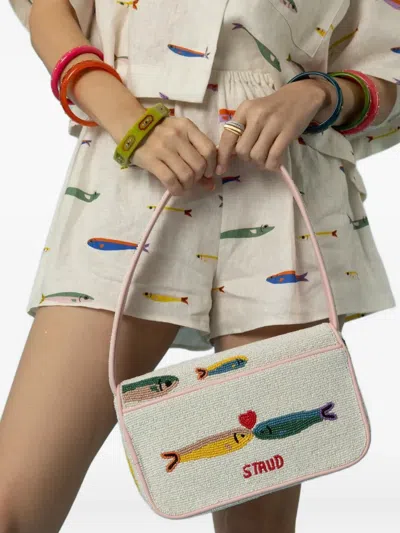 Mark Davis 18k Yellow Gold Pink Sapphire Garnet Bangle In Green