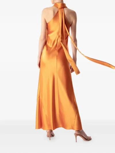 Galvan Pandora Dress In Yellow