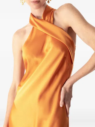 Galvan Pandora Dress In Yellow