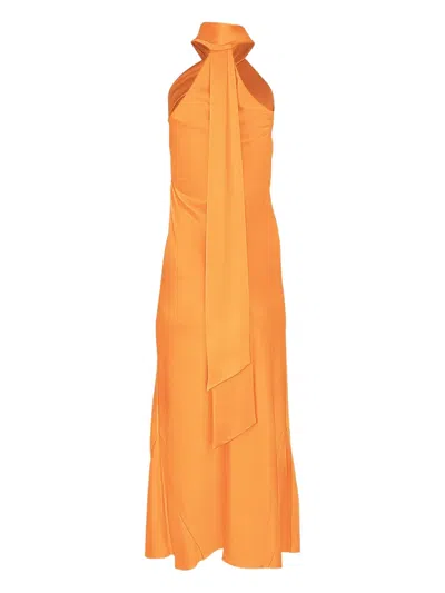 Galvan Pandora Dress In Yellow