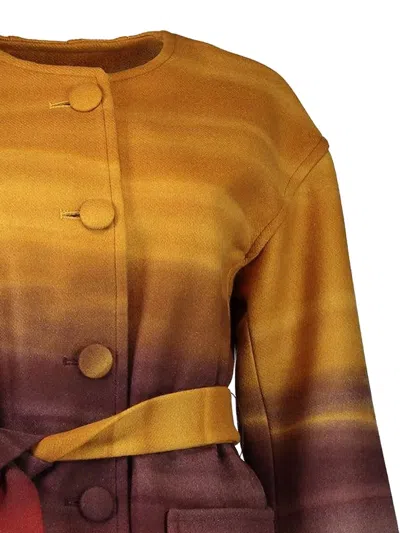 Ulla Johnson Ambrose Wool Meton Coat Agate In Multi