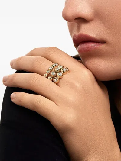 Melissa Kaye 18k Yellow Gold Large Audrey Eternity Band Ring In Gold