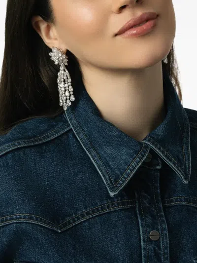 Fantasia By Deserio Cluster Waterfall Earrings In Metallic