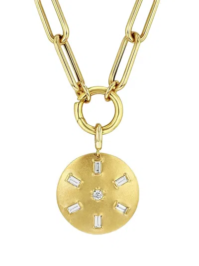 Zoë Chicco 14k Yellow Gold Diamond Rays Necklace In Gold