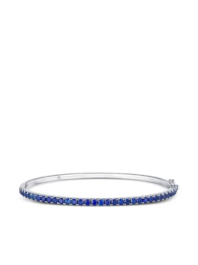 Kwiat 18k White Gold Sapphire Bracelet In Metallic