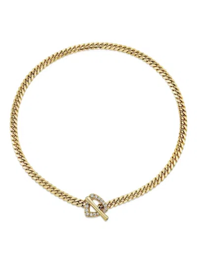 Logan Hollowell 14k Yellow Gold Diamond Necklace In Gold