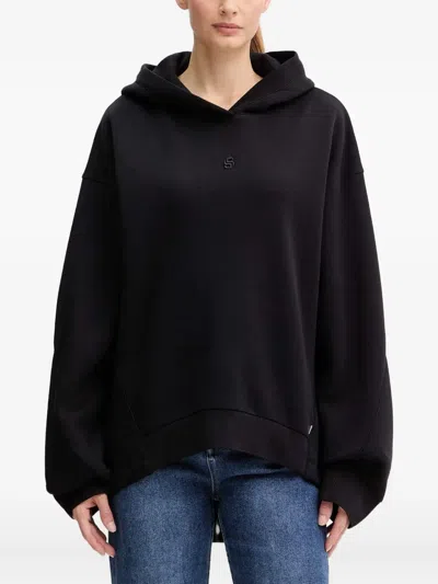 Hugo Boss Logo-detail Hoodie In Black