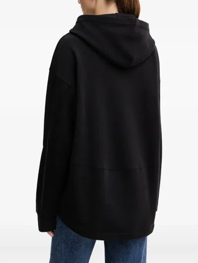 Hugo Boss Logo-detail Hoodie In Black