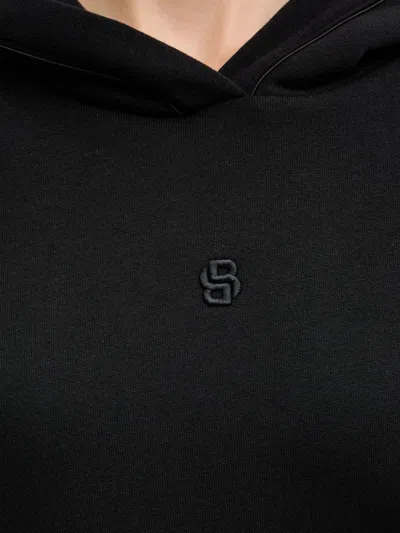 Hugo Boss Logo-detail Hoodie In Black