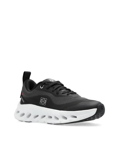 Loewe X On Logo-print Sneakers In Black