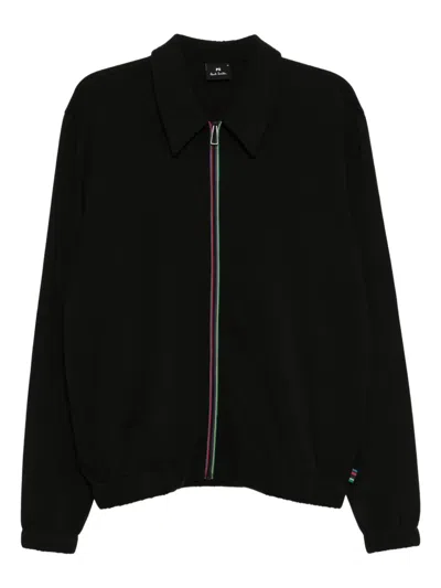 Ps By Paul Smith Zip-front Jacket In Black