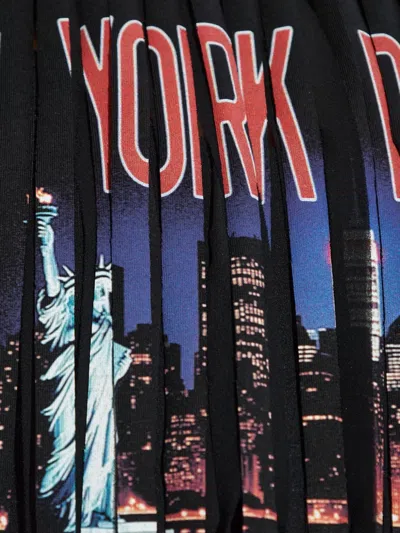 Dsquared2 X Vaquera Fringed Graphic-print Cotton T-shirt In Black